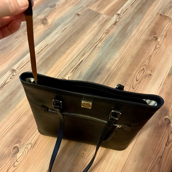 Dooney & Bourke Black Leather Tote - Picture 8 of 12